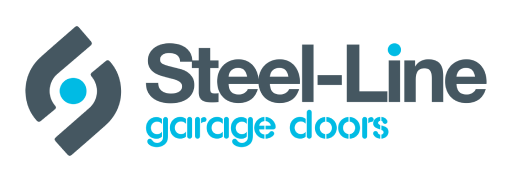 Steel line garage doors logo