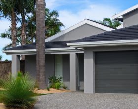 Australian House with Garage Door