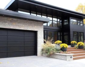 Modern House Garage Door