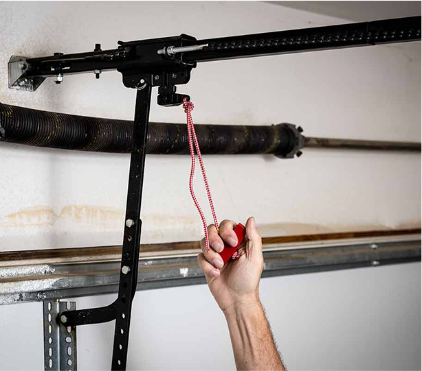 Manual release cords for emergencies